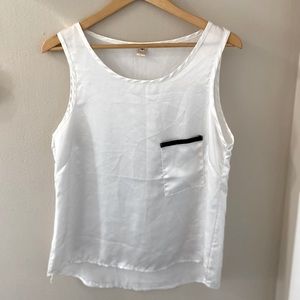 Silky silk shiny glowy tank